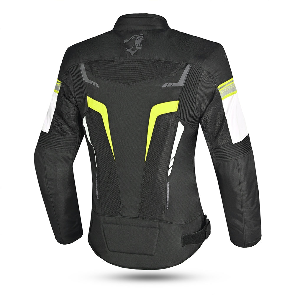 BELA - Chaqueta Textil Sprinter Lady Negro/Amarillo Fluor - SECURTEX MOTOR S.L (t/a MaximoMoto)
