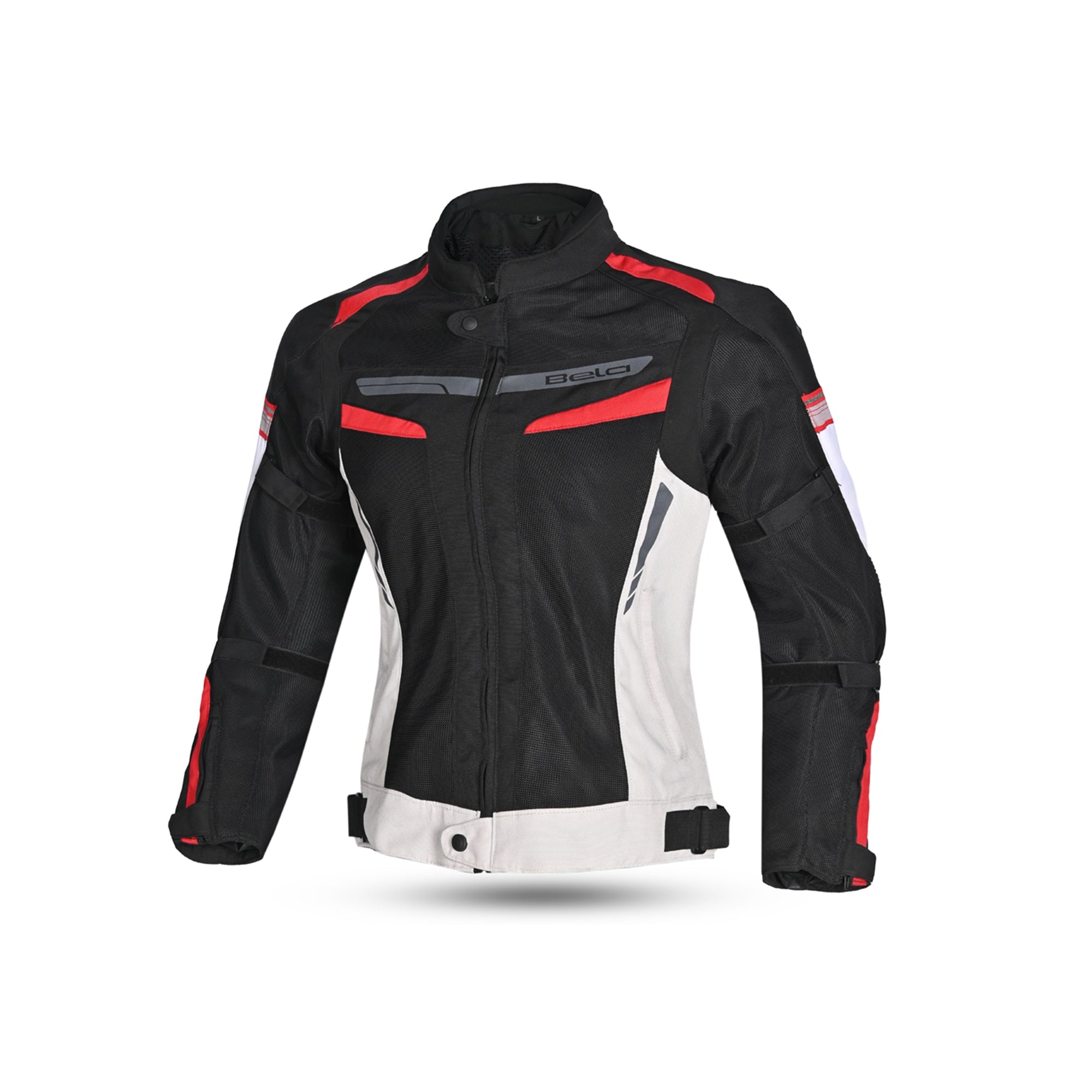 BELA - Chaqueta Textil Sprinter Lady Negro/Hielo/Rojo - SECURTEX MOTOR S.L (t/a MaximoMoto)