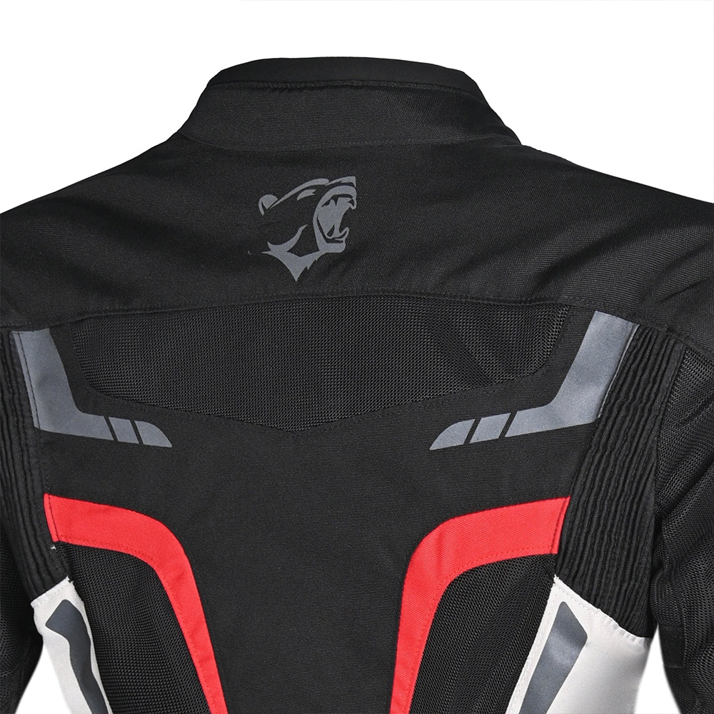 BELA - Chaqueta Textil Sprinter Lady Negro/Hielo/Rojo - SECURTEX MOTOR S.L (t/a MaximoMoto)
