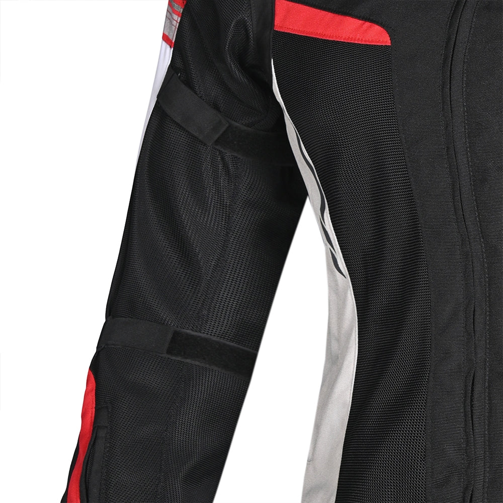 BELA - Chaqueta Textil Sprinter Lady Negro/Hielo/Rojo - SECURTEX MOTOR S.L (t/a MaximoMoto)