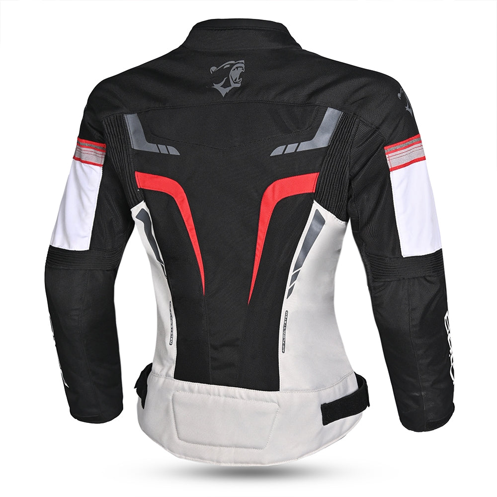 BELA - Chaqueta Textil Sprinter Lady Negro/Hielo/Rojo - SECURTEX MOTOR S.L (t/a MaximoMoto)