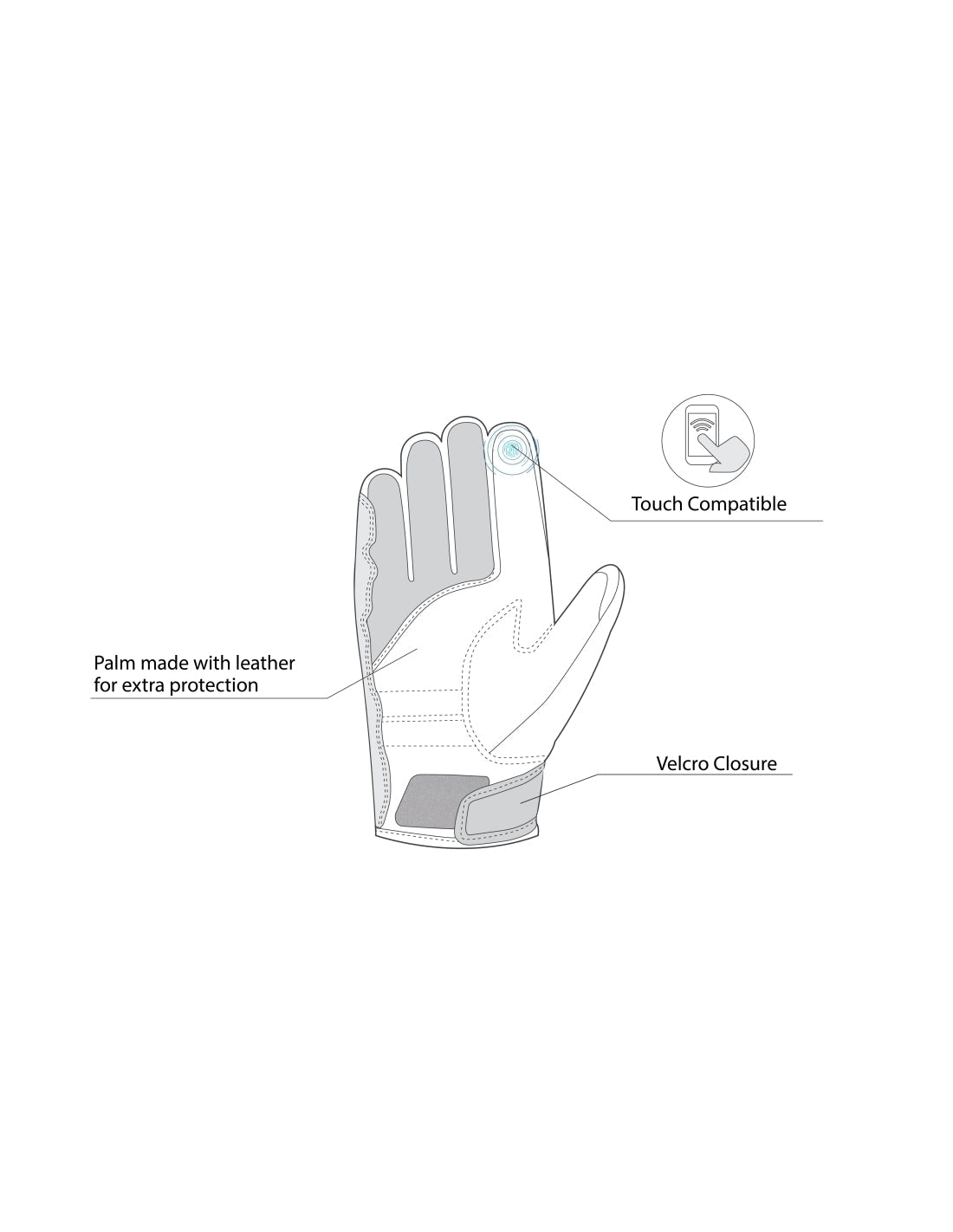 BELA - Guante Textil Tracker Winter WP Negro/Amarillo Fluor - SECURTEX MOTOR S.L (t/a MaximoMoto)