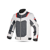 R-TECH - Chaqueta Textil Spiral Mesh Negro/Blanco/Gris/Rojo - SECURTEX MOTOR S.L (t/a MaximoMoto)