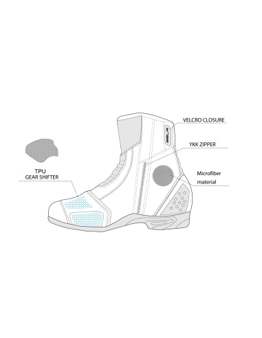 BELA - Botas Piel Faster 2.0 Negro/Amarillo Fluor - SECURTEX MOTOR S.L (t/a MaximoMoto)