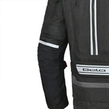 BELA - Chaqueta Textil Crossroad Extreme WP Negro/Antracita/Rojo - SECURTEX MOTOR S.L (t/a MaximoMoto)