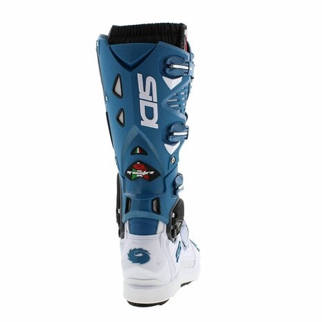 SIDI - BOTAS CROSSFIRE 3 SRS BLANCO / AZUL PETROLEO - SECURTEX MOTOR S.L (t/a MaximoMoto)