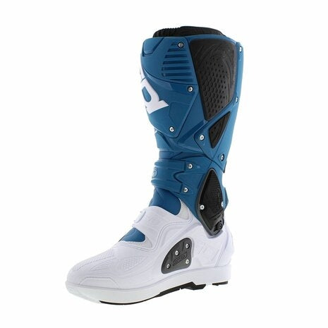 SIDI - BOTAS CROSSFIRE 3 SRS BLANCO / AZUL PETROLEO - SECURTEX MOTOR S.L (t/a MaximoMoto)