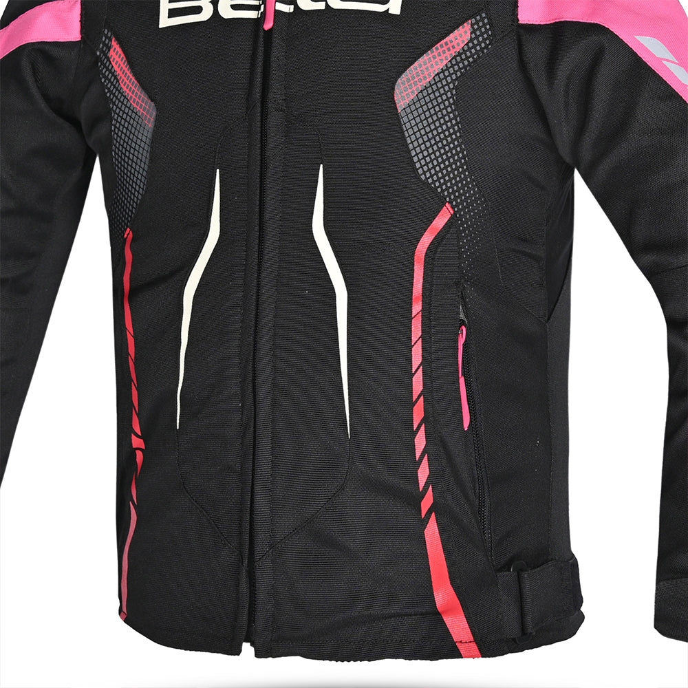 BELA - Chaqueta Textil Star Light Kids Negro/Rosa - SECURTEX MOTOR S.L (t/a MaximoMoto)