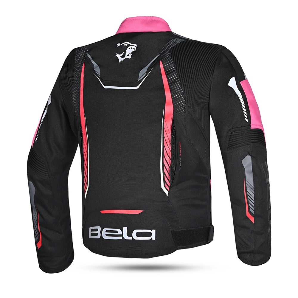 BELA - Chaqueta Textil Star Light Kids Negro/Rosa - SECURTEX MOTOR S.L (t/a MaximoMoto)