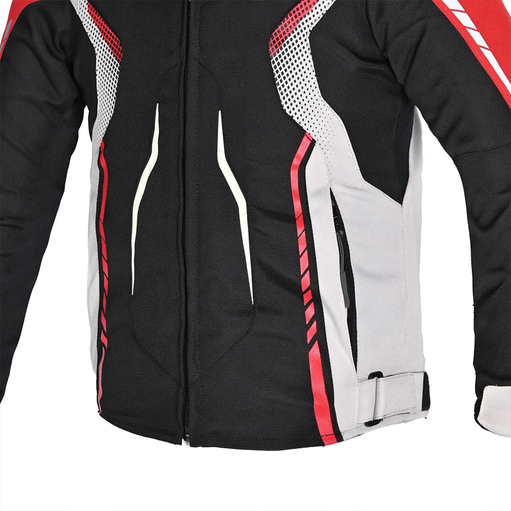 BELA - Chaqueta Textil Star Light Kids Negro/Rojo/Hielo - SECURTEX MOTOR S.L (t/a MaximoMoto)