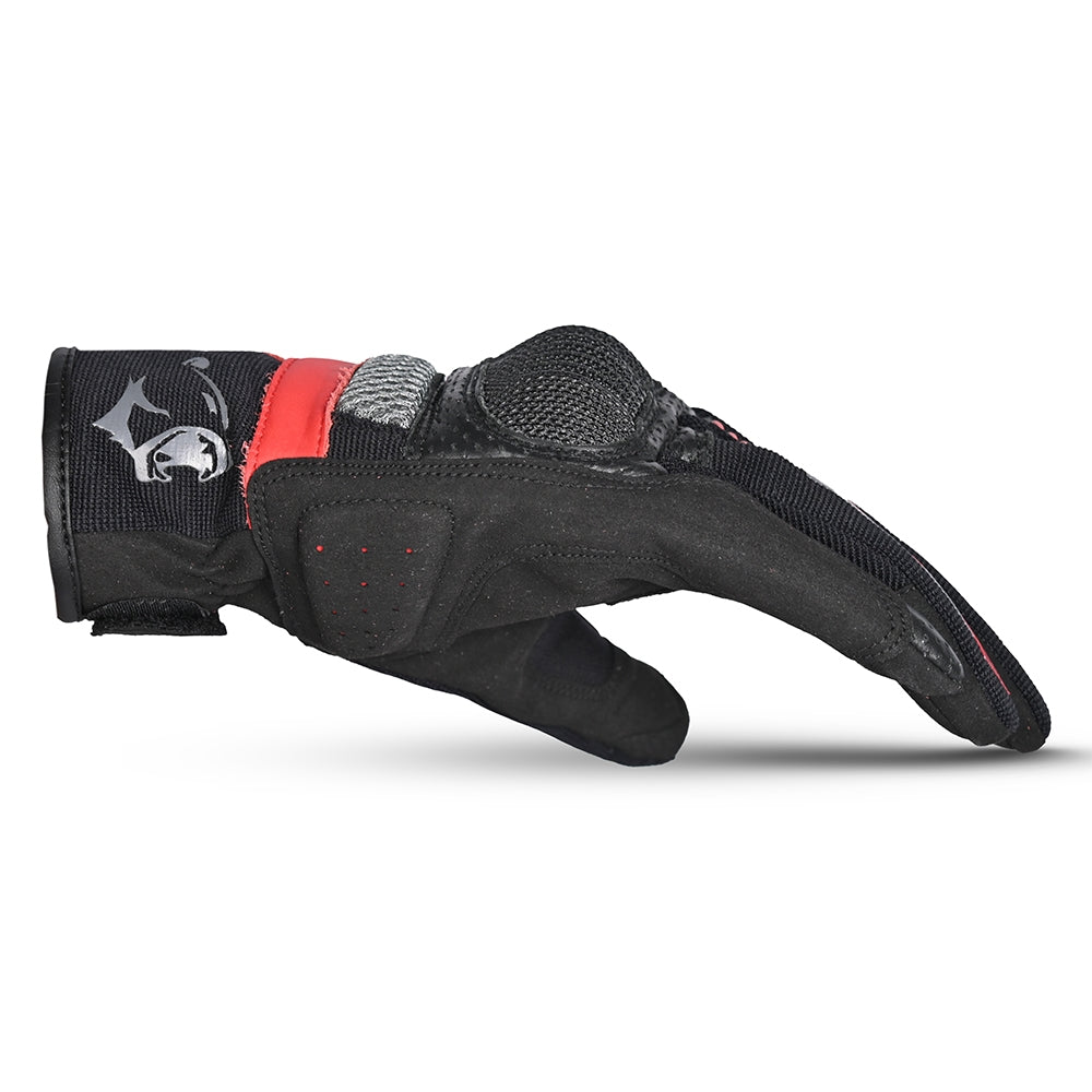 BELA - Guante Textil Hero Air Lady Negro/Rojo - SECURTEX MOTOR S.L (t/a MaximoMoto)