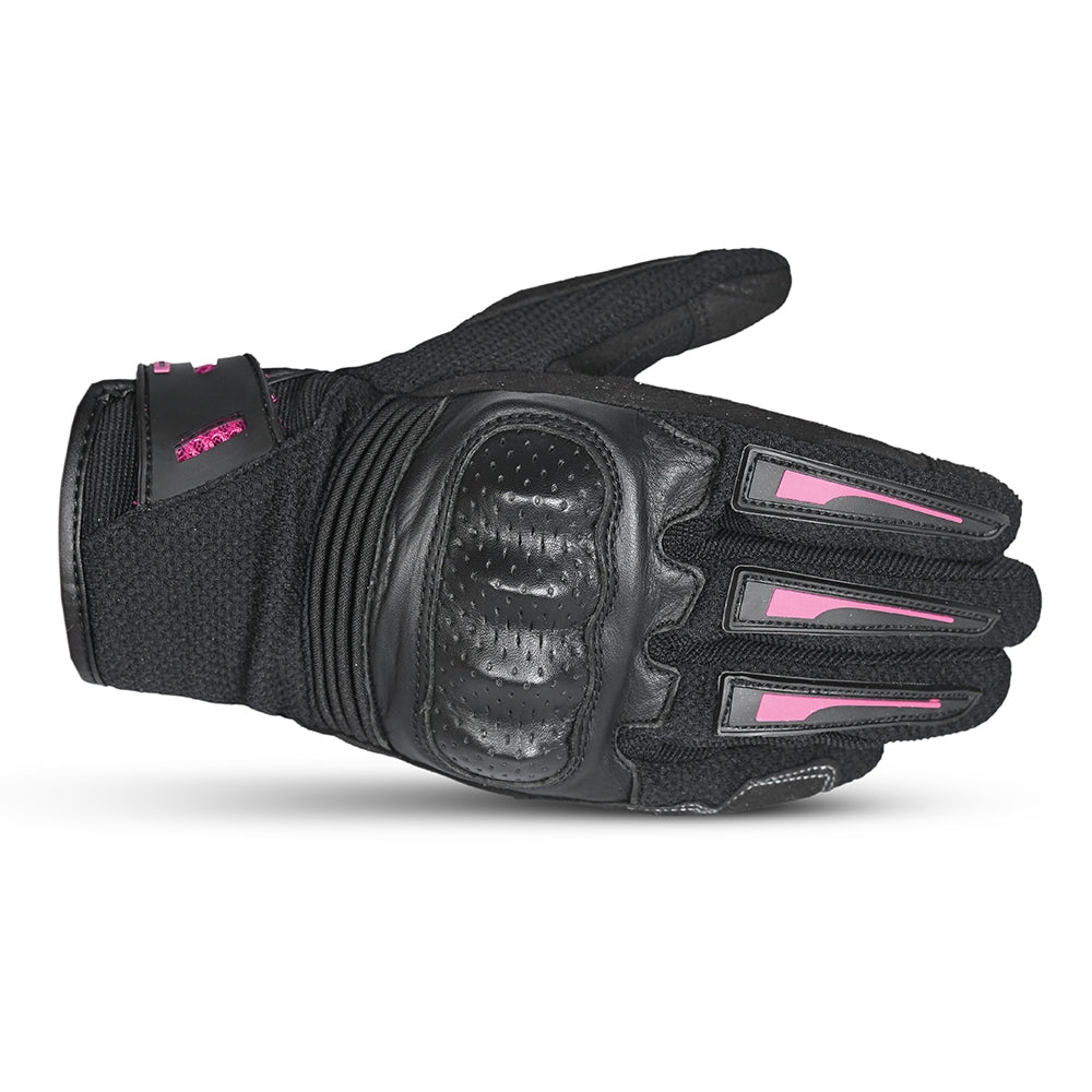 BELA - Guante Textil Drift Lady Negro/Rosa - SECURTEX MOTOR S.L (t/a MaximoMoto)
