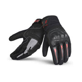 BELA - GUANTE TEXTIL DRIFT LADY NEGRO/ROJO - SECURTEX MOTOR S.L (t/a MaximoMoto)