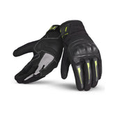 BELA - Guante Textil Drift Negro/Amarillo Fluor - SECURTEX MOTOR S.L (t/a MaximoMoto)