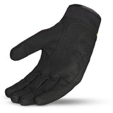 SHUA - Guantes Textil Shot Lady Negro/Amarillo-Maximo Moto