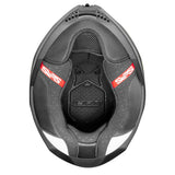 CGM SHOT VILLAIN 363M CASCO DE MOTO BLANCO NEGRO AMARILLO FLOURO