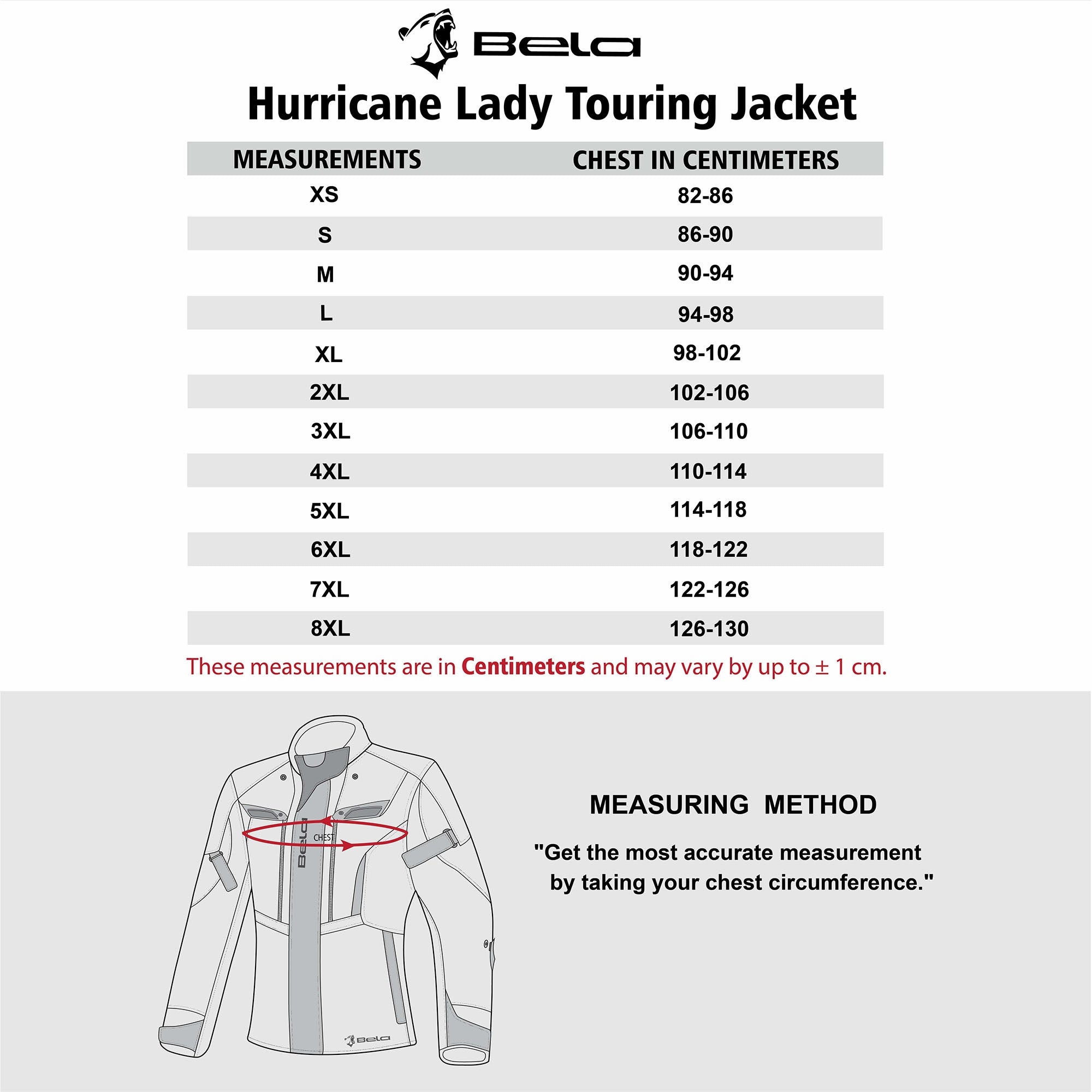 BELA-Chaqueta Hurricane Lady WP Negro - SECURTEX MOTOR S.L (t/a MaximoMoto)