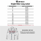 R-TECH Chaqueta Textil Knight Rider (Long) Negro/Antracita/Rojo - SECURTEX MOTOR S.L (t/a MaximoMoto)