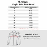R-TECH Chaqueta Textil Knight Rider (Short) Negro/Antracita/Rojo - SECURTEX MOTOR S.L (t/a MaximoMoto)