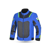 R-TECH - CHAQUETA TEXTIL SPIRAL MESH AZUL/GRIS/VERDE - SECURTEX MOTOR S.L (t/a MaximoMoto)