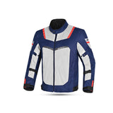 Chaqueta Textil Spiral Mesh Azul/Hielo/Rojo - SECURTEX MOTOR S.L (t/a MaximoMoto)