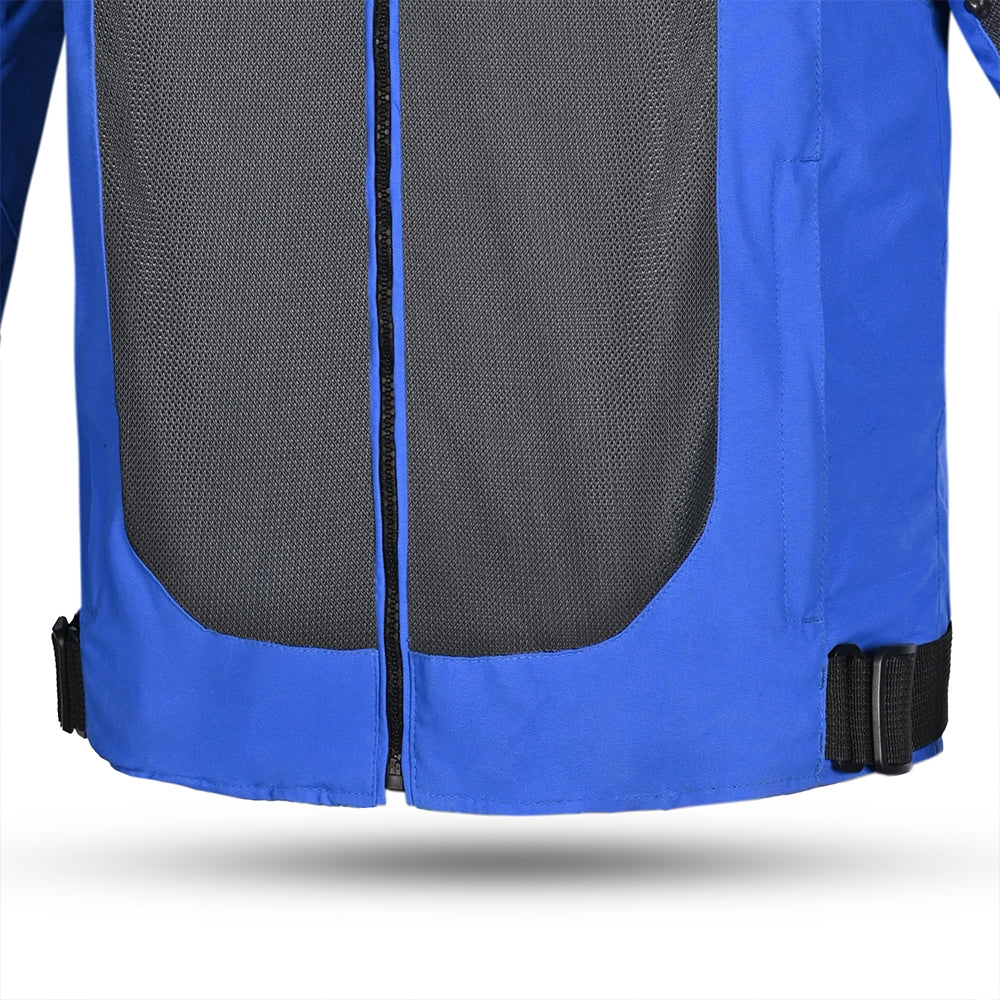 R-TECH - CHAQUETA TEXTIL SPIRAL MESH AZUL/GRIS/VERDE - SECURTEX MOTOR S.L (t/a MaximoMoto)
