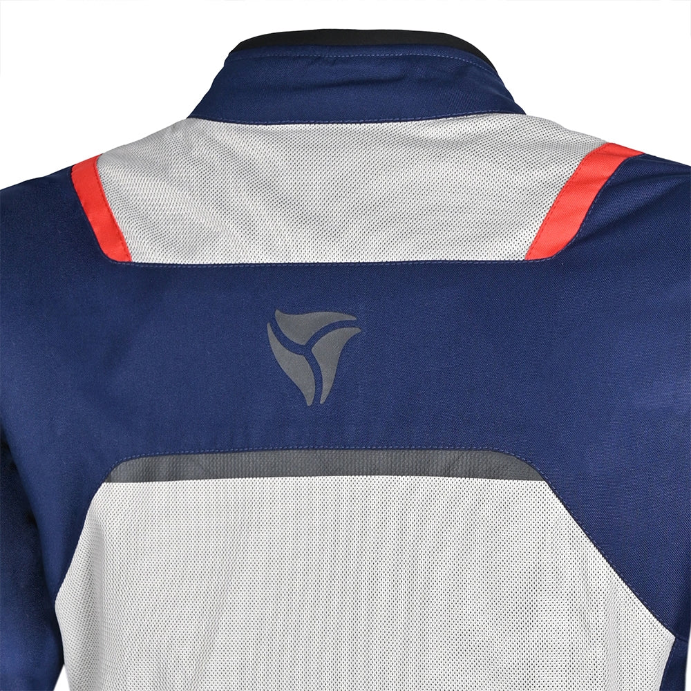 Chaqueta Textil Spiral Mesh Azul/Hielo/Rojo - SECURTEX MOTOR S.L (t/a MaximoMoto)