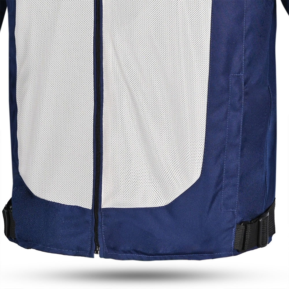 Chaqueta Textil Spiral Mesh Azul/Hielo/Rojo - SECURTEX MOTOR S.L (t/a MaximoMoto)