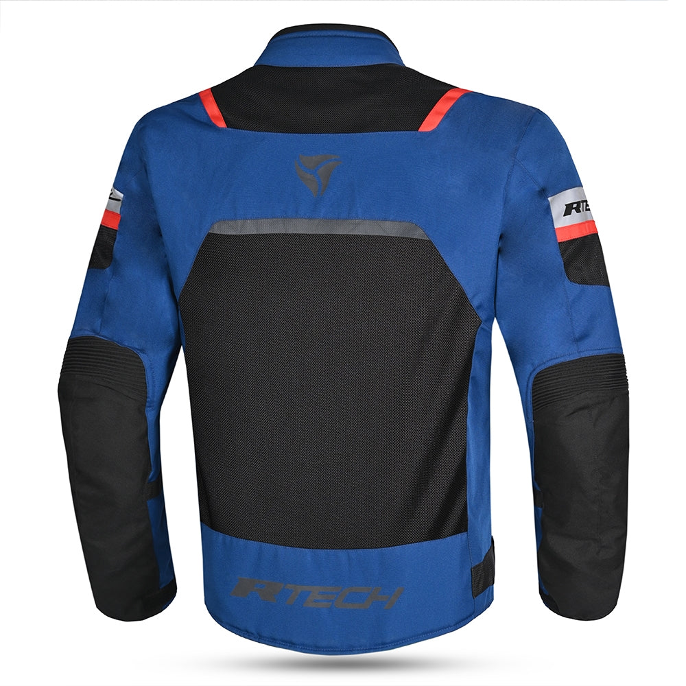 Chaqueta Textil Spiral Mesh Azul/Negro/Rojo - SECURTEX MOTOR S.L (t/a MaximoMoto)
