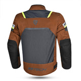 Chaqueta Textil Spiral Mesh Marrón/Gris/Amarillo Fluo - SECURTEX MOTOR S.L (t/a MaximoMoto)