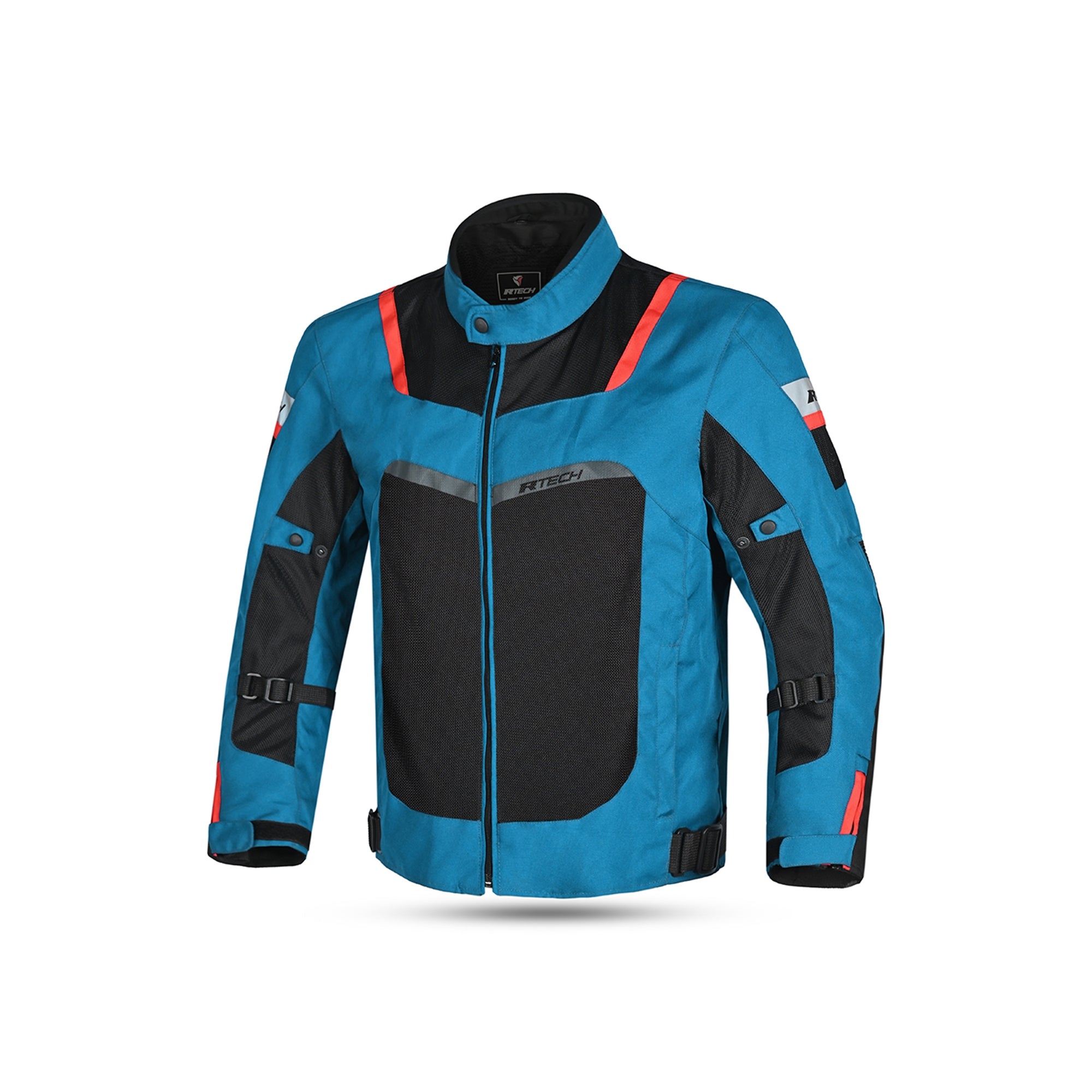 Chaqueta Textil Spiral Mesh Azul claro/Negro/Rojo - SECURTEX MOTOR S.L (t/a MaximoMoto)