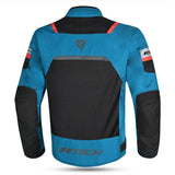 Chaqueta Textil Spiral Mesh Azul claro/Negro/Rojo - SECURTEX MOTOR S.L (t/a MaximoMoto)