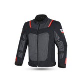 R-TECH - CHAQUETA TEXTIL SPIRAL MESH NEGRO/GRIS/ VERDE FLUOR - SECURTEX MOTOR S.L (t/a MaximoMoto)