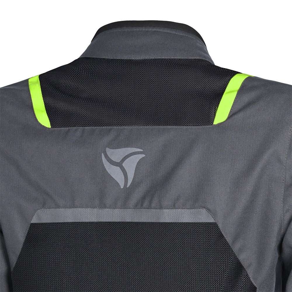 Chaqueta Textil Spiral Mesh Gris/Negro/Amarillo Fluo - SECURTEX MOTOR S.L (t/a MaximoMoto)