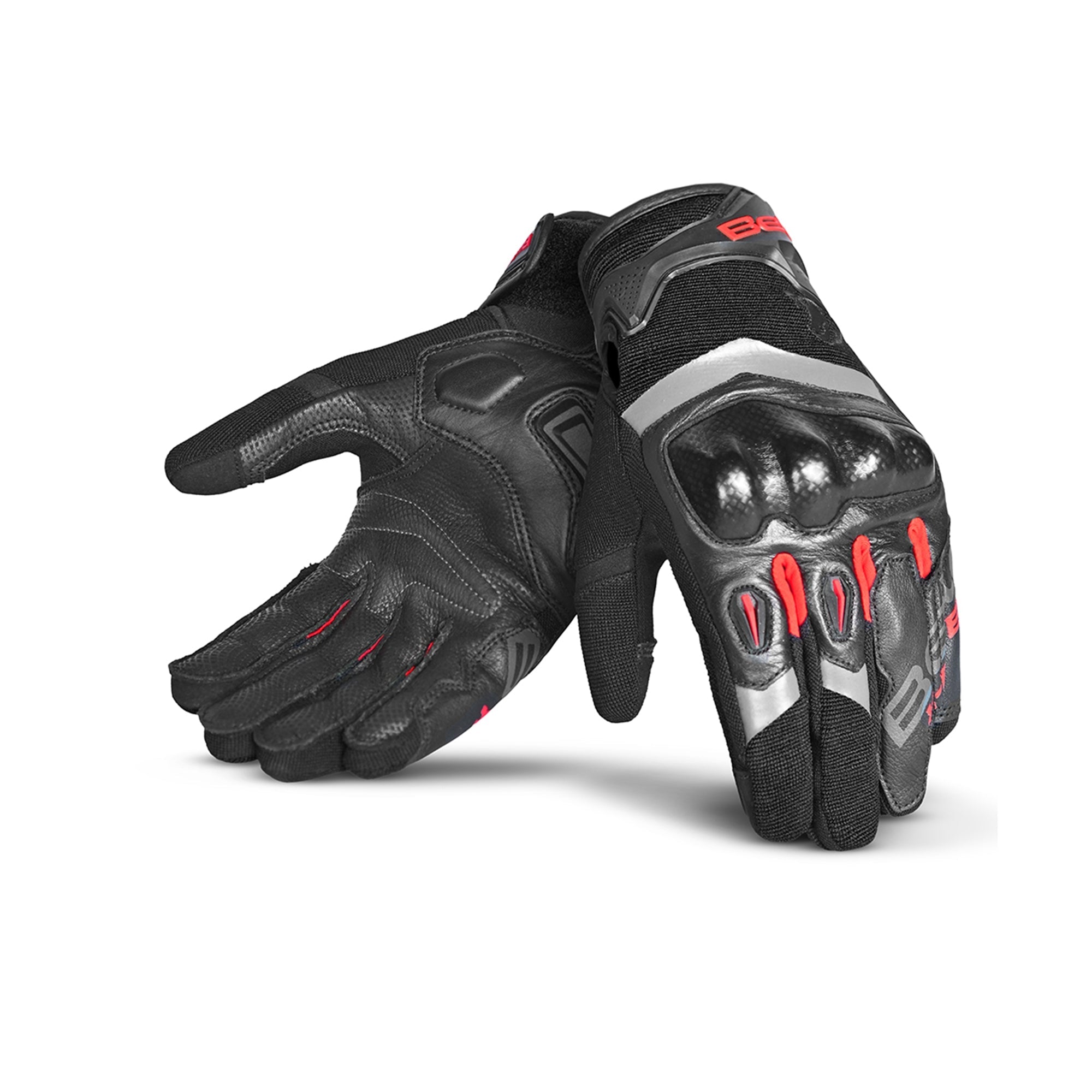 BELA - Guantes Textil Daring Man Rojo/Negro - SECURTEX MOTOR S.L (t/a MaximoMoto)