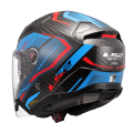 LS2 OF603 INFINITY II C CASCO DE MOTO URUS AZUL ROJO