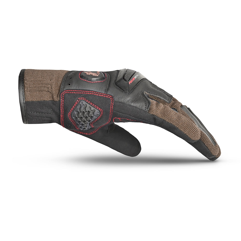 BELA - Guante Textil Man Star Negro/Marrón - SECURTEX MOTOR S.L (t/a MaximoMoto)