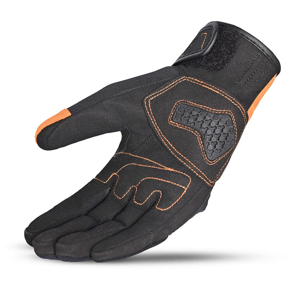 BELA - Guante Textil Man Star Negro/Naranja - SECURTEX MOTOR S.L (t/a MaximoMoto)