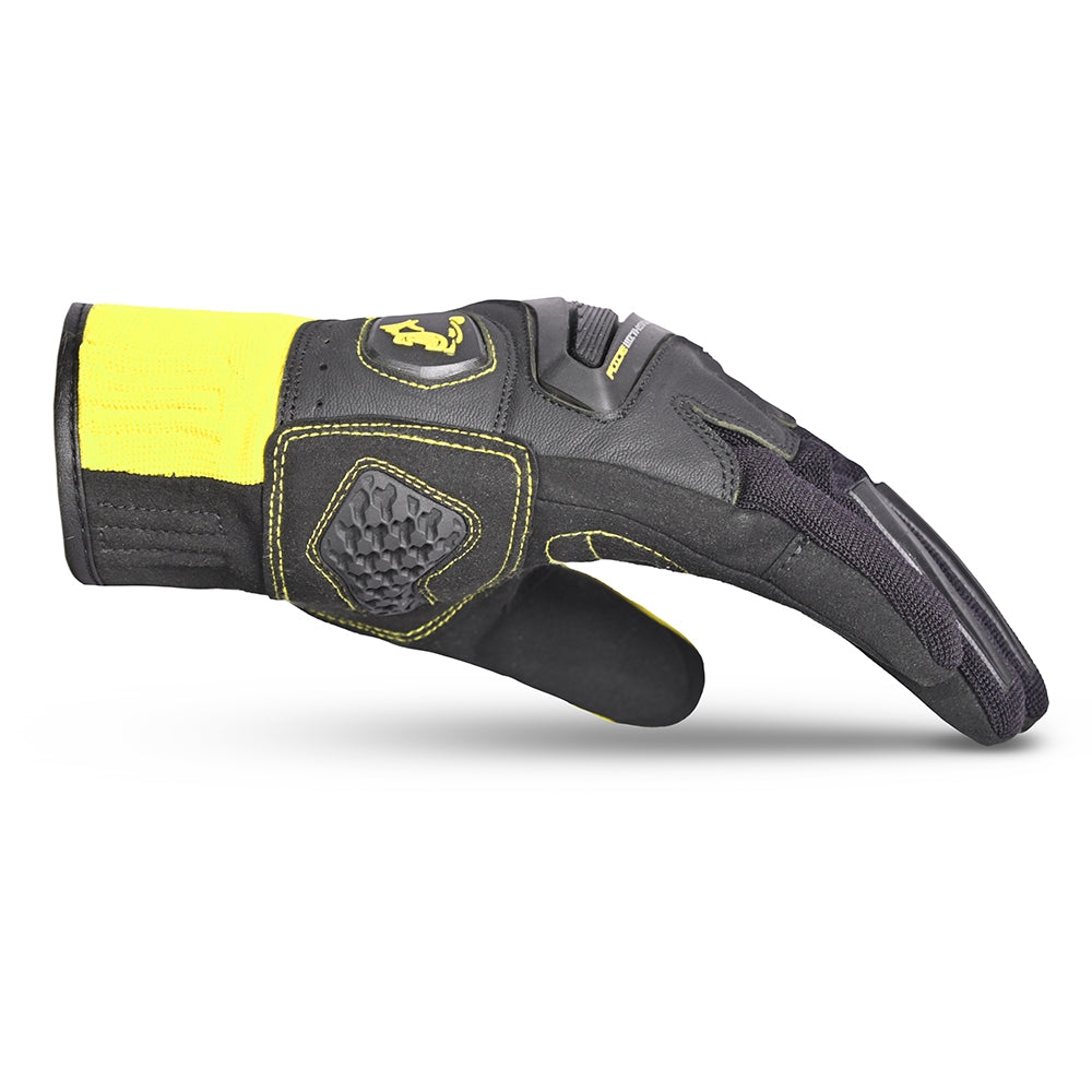 BELA - Guante Textil Man Star Amarillo/Negro - SECURTEX MOTOR S.L (t/a MaximoMoto)