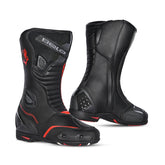 BELA - Botas Piel Strip Negro/Rojo - SECURTEX MOTOR S.L (t/a MaximoMoto)