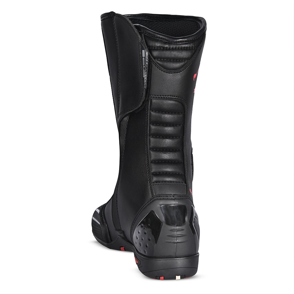 BELA - Botas Piel Strip Negro/Rojo - SECURTEX MOTOR S.L (t/a MaximoMoto)