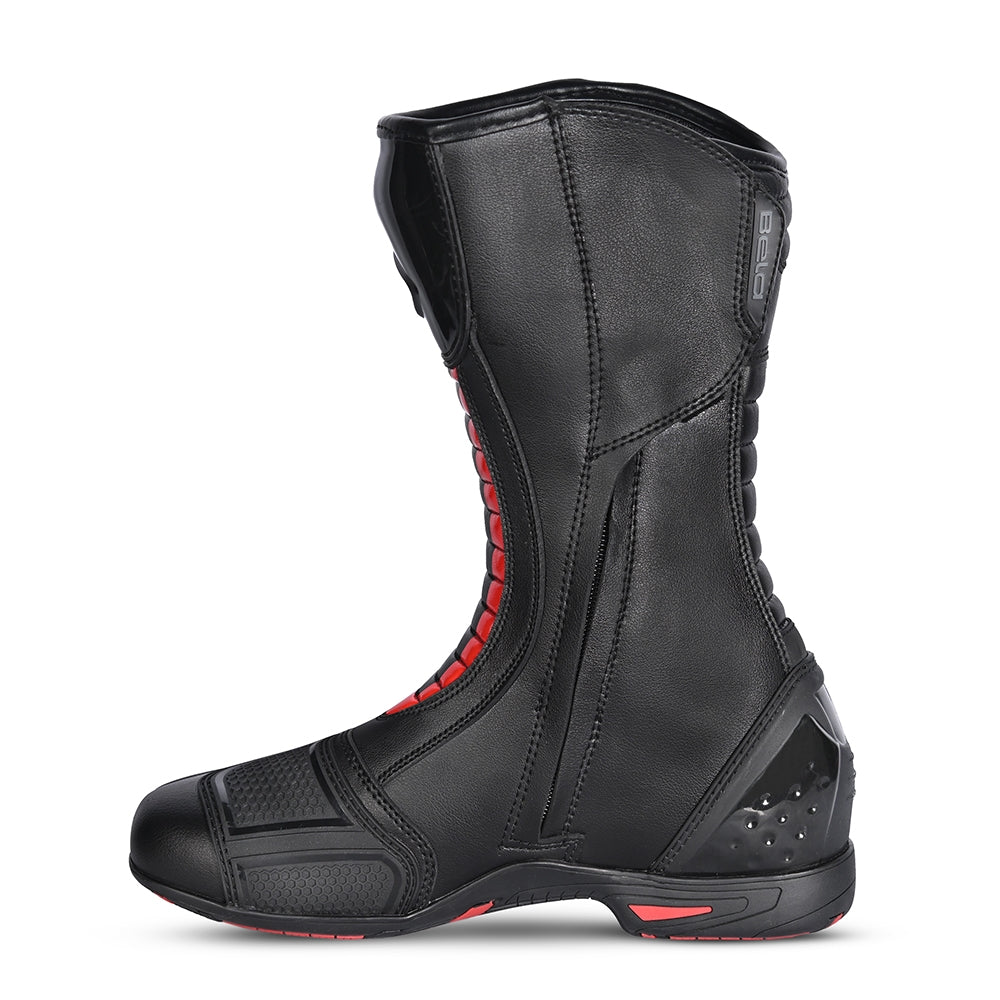 BELA - Botas Piel Strip Negro/Rojo - SECURTEX MOTOR S.L (t/a MaximoMoto)