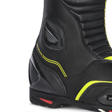 BELA - Botas Piel Strip Negro/Amarillo Fluor - SECURTEX MOTOR S.L (t/a MaximoMoto)