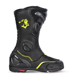 BELA - Botas Piel Strip Negro/Amarillo Fluor - SECURTEX MOTOR S.L (t/a MaximoMoto)