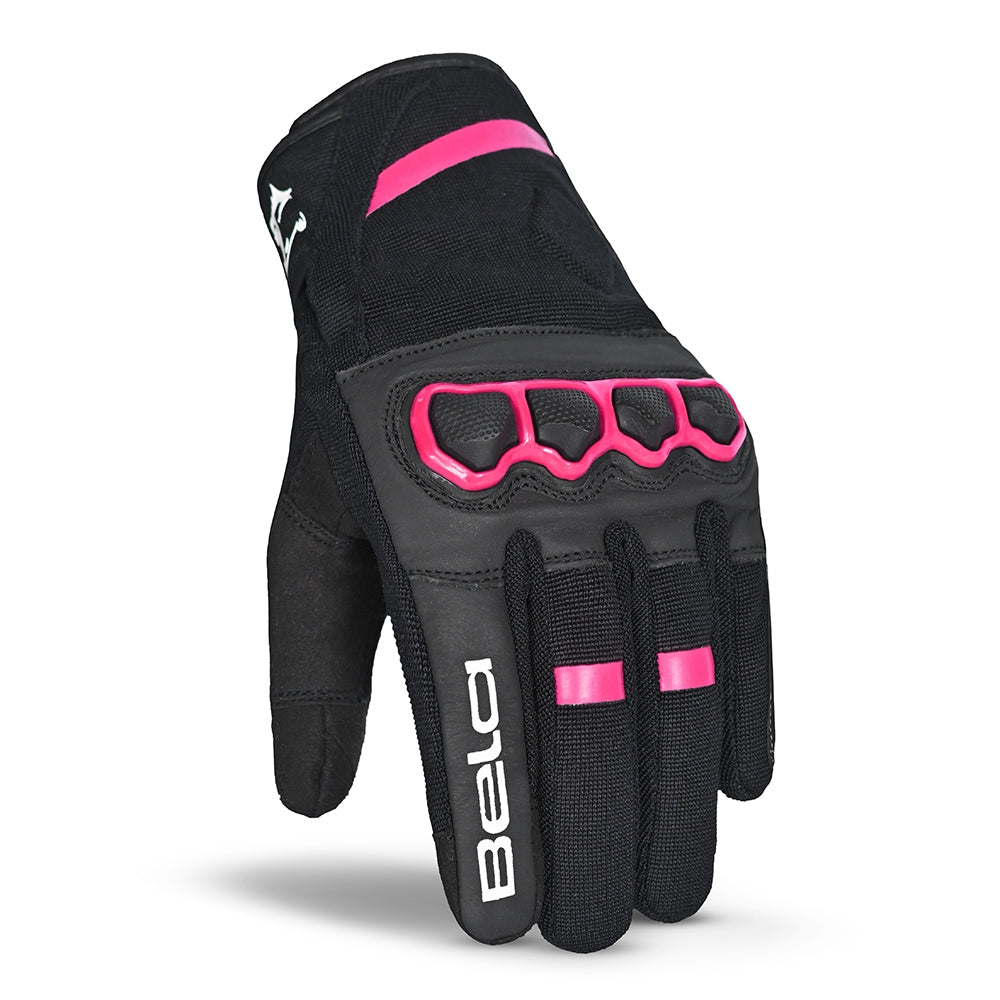 BELA - Guante Textil Tracker Winter WP lady Negro/Rosa - SECURTEX MOTOR S.L (t/a MaximoMoto)