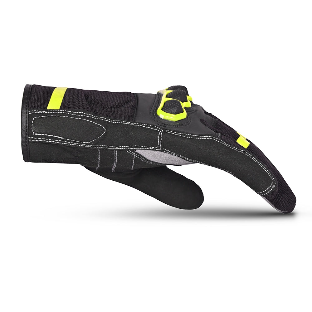 BELA - Guante Textil Tracker Winter WP Negro/Amarillo Fluor - SECURTEX MOTOR S.L (t/a MaximoMoto)