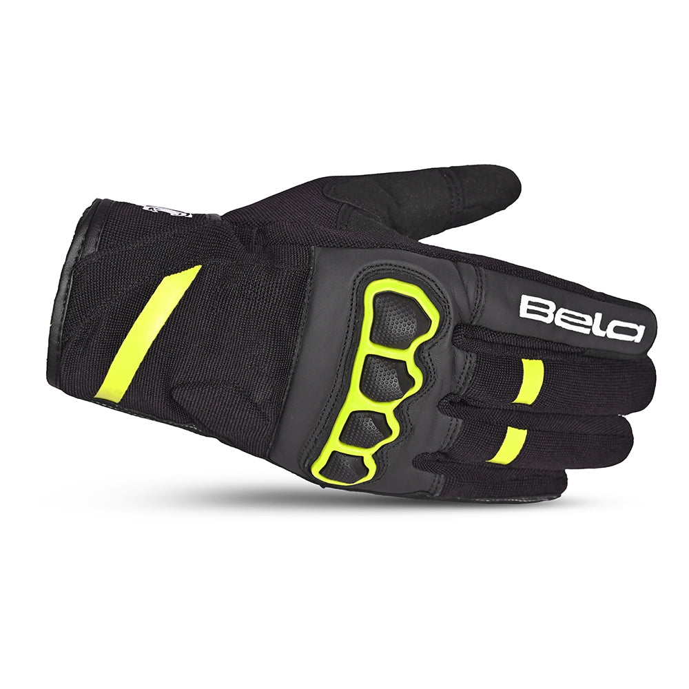 BELA - Guante Textil Tracker Winter WP lady Negro/Amarillo Fluor - SECURTEX MOTOR S.L (t/a MaximoMoto)
