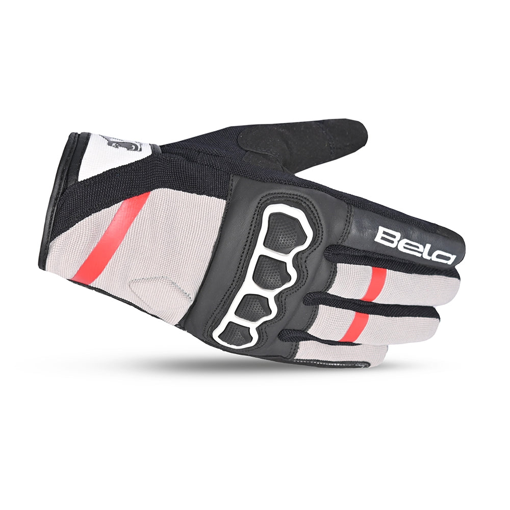 BELA - Guante Textil Tracker Winter WP Negro/Blanco/Rojo - SECURTEX MOTOR S.L (t/a MaximoMoto)