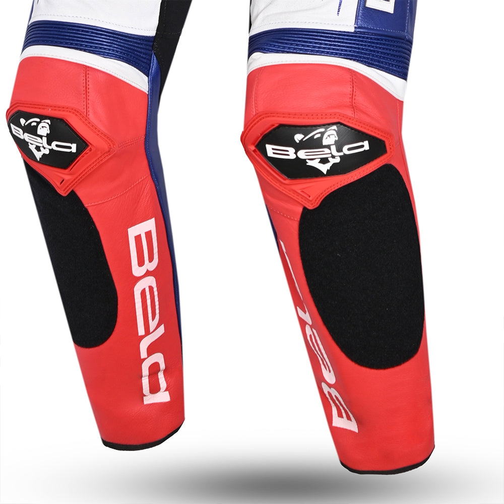 BELA-Mono 1 PC X Race Blanco/Negro/Azul - SECURTEX MOTOR S.L (t/a MaximoMoto)