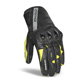 BELA - Guante Piel Blast Man Negro/Amarillo Fluor - SECURTEX MOTOR S.L (t/a MaximoMoto)